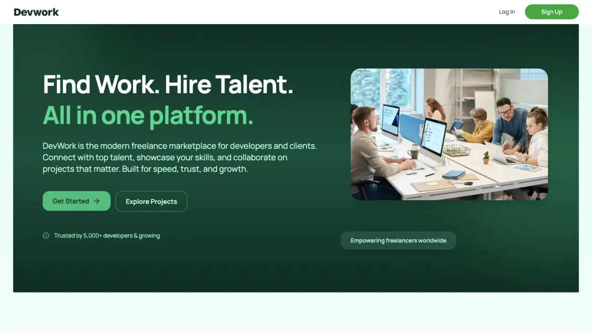 DevWork — Freelance Marketplace