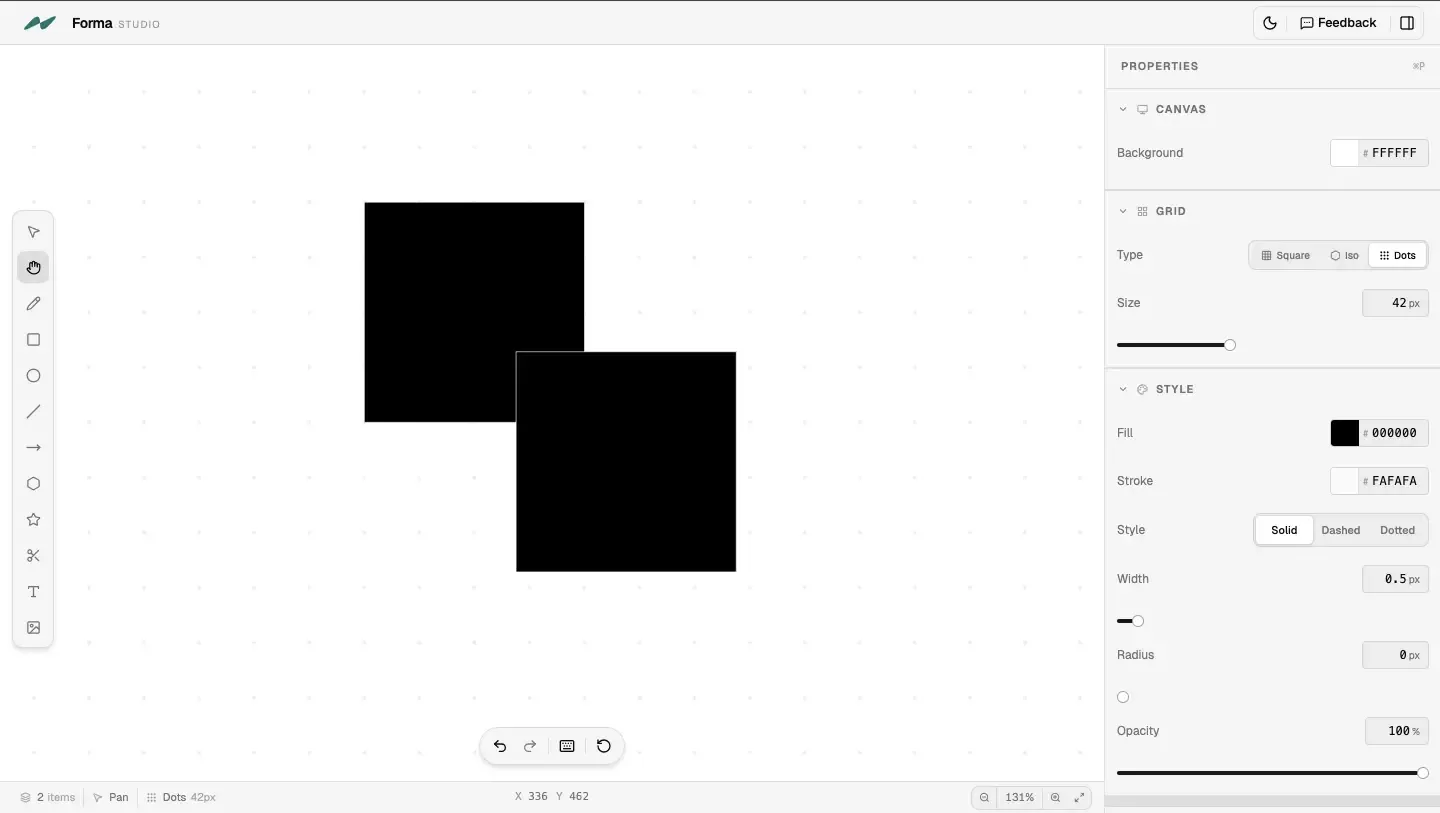 Forma — Create and edit SVG graphics with ease