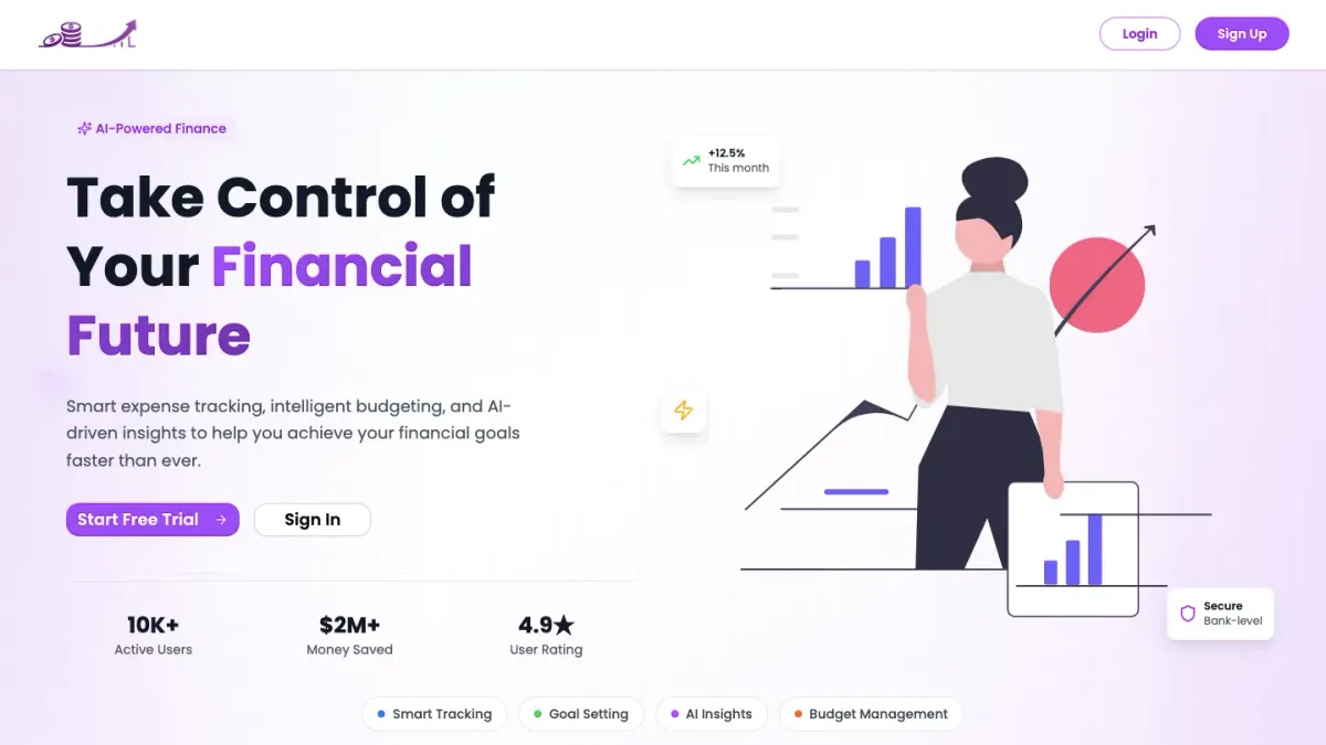 Fundly — Personal Finance Management App
