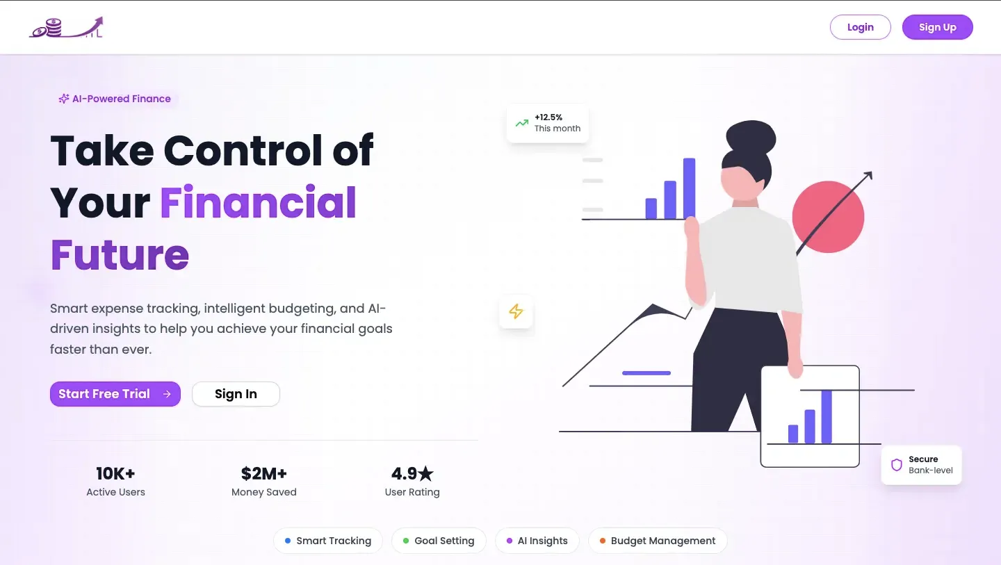 Fundly — Personal Finance Management App